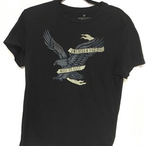 Women’s Black American Eagle Shirt